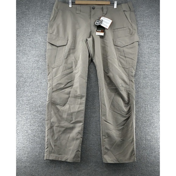 5.11 Tactical Pants - 5.11 Tactical Fast Tac Cargo Pants Women Size 20 Straight Fit Ripestop Beige NEW